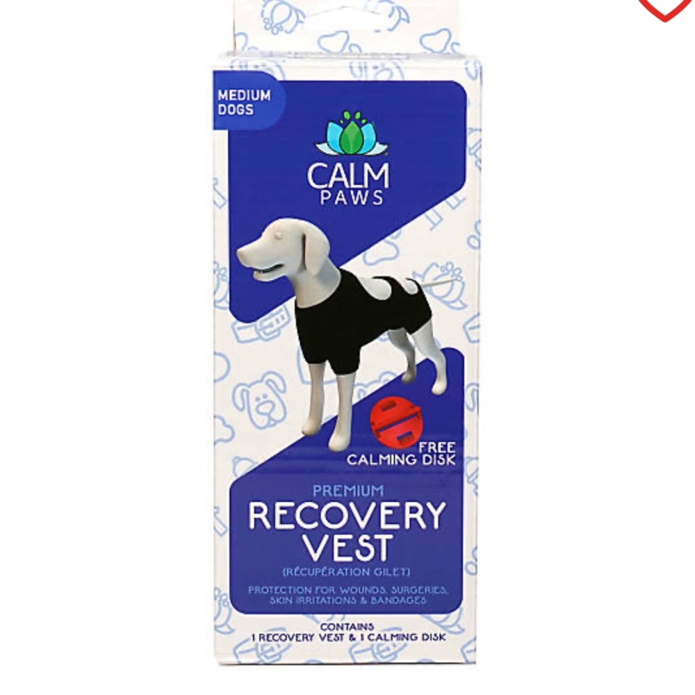 Calm Paws Recovery Vest
